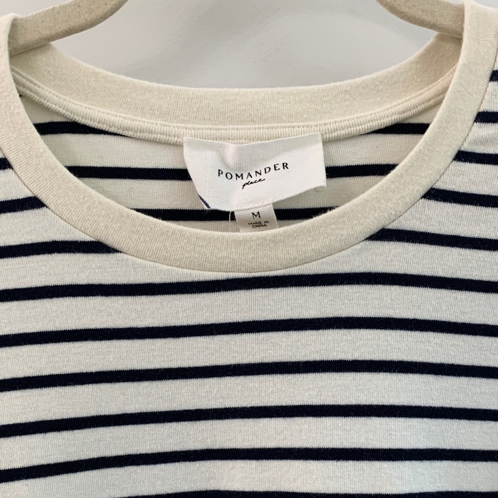 POMANDER PLACE
Navy Stripe Vesty Mini Dress - Picture 7 of 10